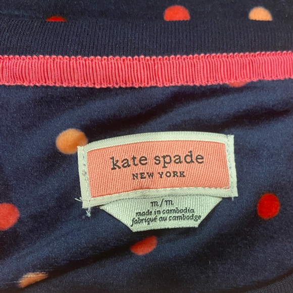 KATE SPADE New York Printed Long Sleeve Pajama Set - Picture 4 of 8